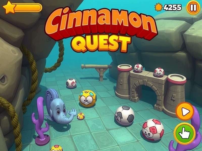 Cinnamon Underwater Quest Game Screenshot
